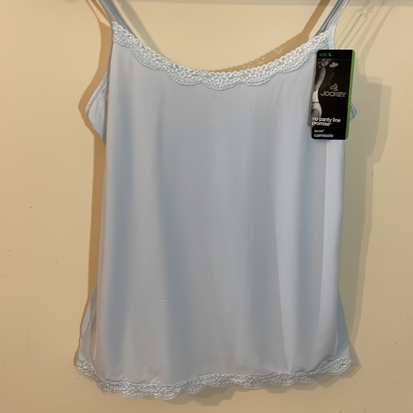 2/$12 Jockey Light Blue Camisole Size Large - Picture 5 of 13